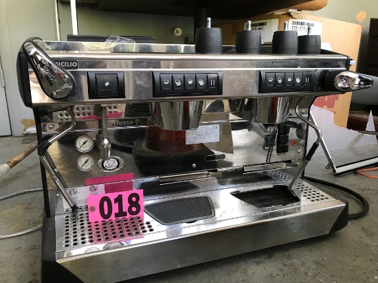SS Rancilio Classe 7 220volt coffee/espresso machine