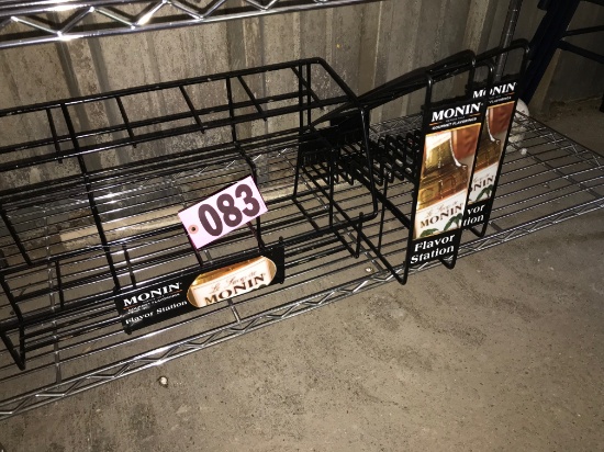 Metal display racks