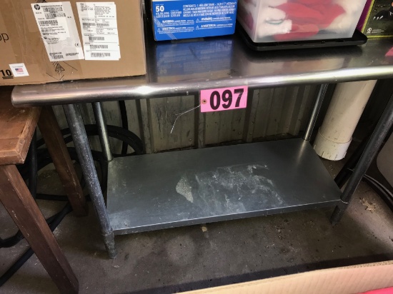 SS Prep table, 3'w x 3'h x 2'd