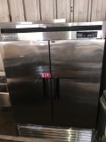 Maxx Cold SS Commercial Freezer w/ digital controls, 2 door, model MCF49DRE, 4.5'w