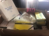 Box of OB/GYN medical exam supplies