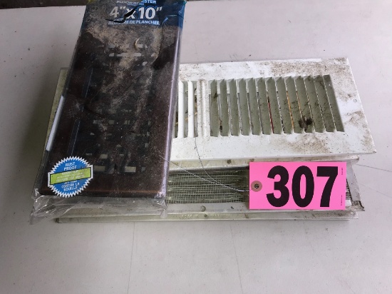 Lot of floor registers & vents