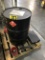 Pallet w/ 50 gallon drum mineral spirits & contents