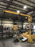 Jib crane w/ electric hoist 1/4 ton beacon