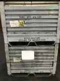 (2) Steel shipping crates