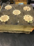 Pallet of shipping plywood