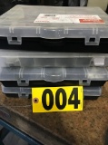 (4) Containers of electrical, springs, & supply boxes