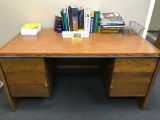 Desk & contents