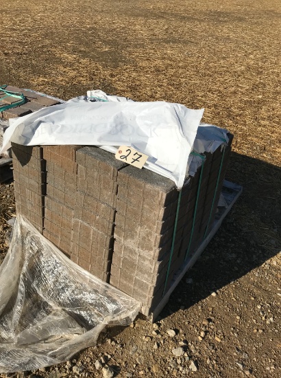 Pallet of 8" x 8" pavers