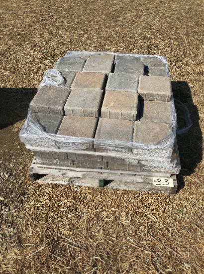 Pallet of 8" x 8" pavers