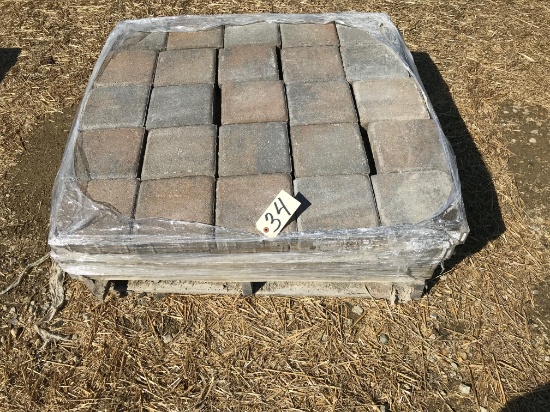 Pallet of 8" x 8" pavers