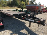 2008 Hudson 10 ton equipment trailer, 18ft. X 5ft. Dove