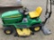 JD LT 180 garden tractor w/ blade