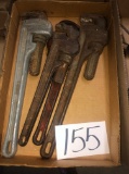 (4) Ridgid pipe wrenches