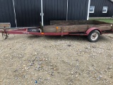 16 Ft. Flatbed utility trailer