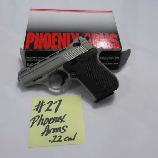 Phoenix Arms .22L auto model HP22A hand gun-unfired?