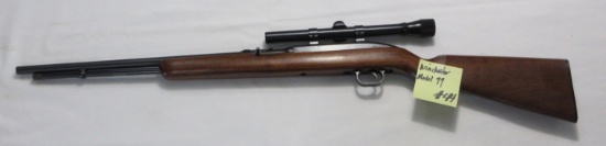 Winchester model 77, .22L, w/Weaver scope, rifle