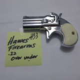 Hawes Firearms .22 Western Derringer over/under pistol, chrome