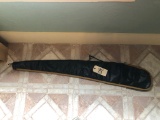 Soft shell rifle case - leather