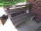 (1) 5ft Wood/concrete bench