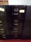 HON black 4 drawer file cabinet