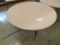 4ft Round Adjustable height table