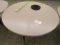 4ft Round adjustable height table