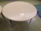 4ft Round adjustable height table