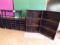 5.5ft x 2ft Mail slot organizer, black bench, (2) 4ft book shelves