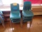 (13) Plastic childs chairs