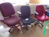 (3) Office chairs (rm 1)