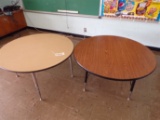 (2) 3.5ft round childrens table