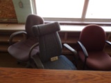 (3) Office chairs