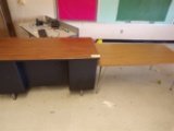 5ft x30in Teacher desk and 5ft x30in table