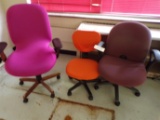 (3) Officechairs