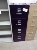 4 drawer file cabinet (black)