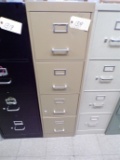 4 drawer file cabinet (tan)