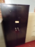 3ft x 6ft Metal cabinet black