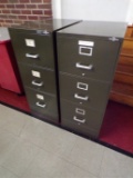 (2) 4 Drawer file cabinets
