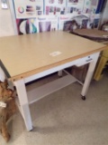4ft x 3ft Rolling utility work table
