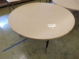 4ft Round Adjustable height table
