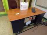 5ft x 30in Teacher desk and chair