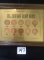 Framed 20th Century Indian Cents collection