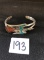 Sterling Silver Indian cuff bracelet