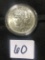 1924 Peace Dollar in plastic case