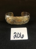 Mike Smith sterling silver cuff bracelet