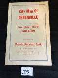 City Map of Greenville, Ohio, unsure of year