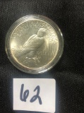 1925 Peace Dollar in plastic case