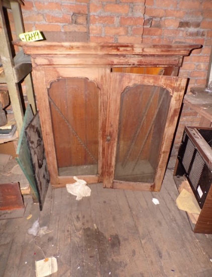 Antique cabinet top