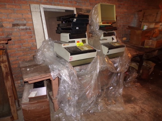 Antique workbench & contents